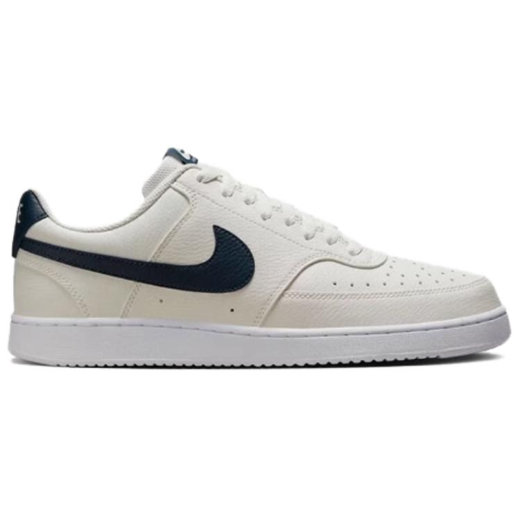 Nike Court Vision Low Sail White Armory Navy Sneakers HQ4867-101