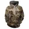 Камуфляж Охота Животные Открытый Камуфляж Весна И Осень Мужская Толстовка С Капюшоном Уличный Тренд Свободный Удобный Повседневный Верхняя Одежда