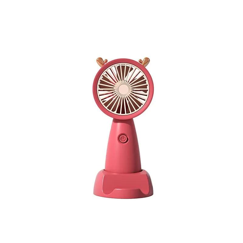 USB Handheld Small Electric Fan Summer  Mini Desktop Office Mute Charging Portable Electric Fan!