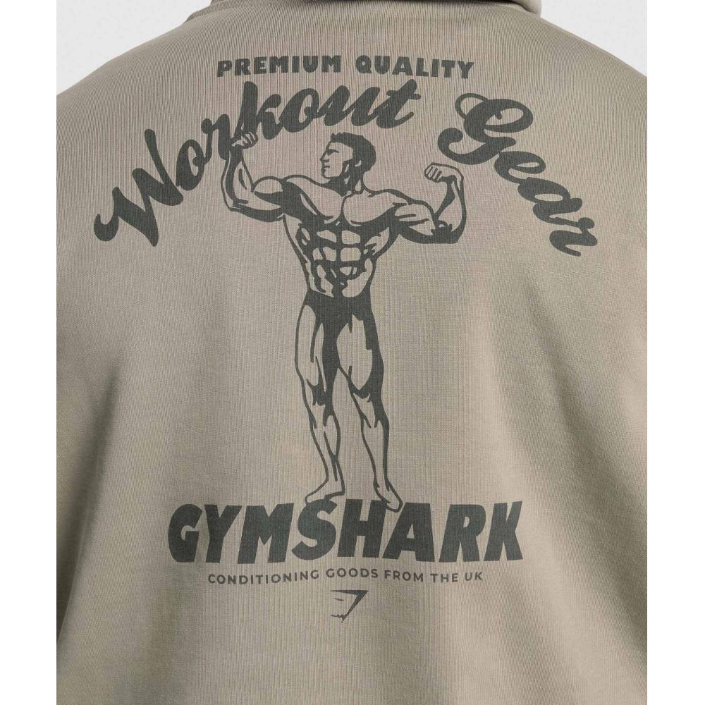 Gymshark Толстовка для тренировок Льняной коричневый A1c2p Nbzl