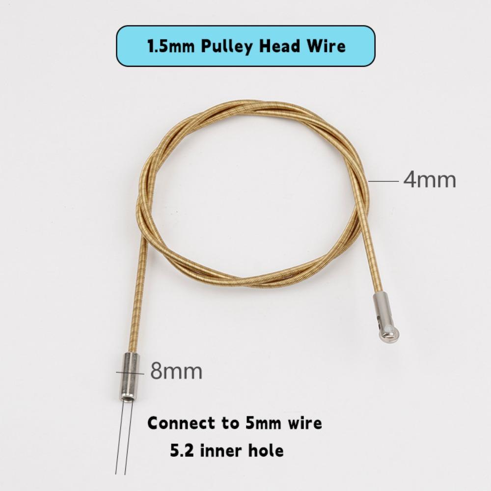 Electrician Tools Automatic Thread Guide Connect To 5mm Wire Fast Cable Puller Auxiliary Tools