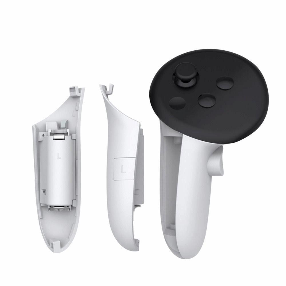 Перезаряжаемые накладки-грипсы для правого и левого контроллеров, крышка батарейного отсека для VR-гарнитуры Meta Quest 3/3S