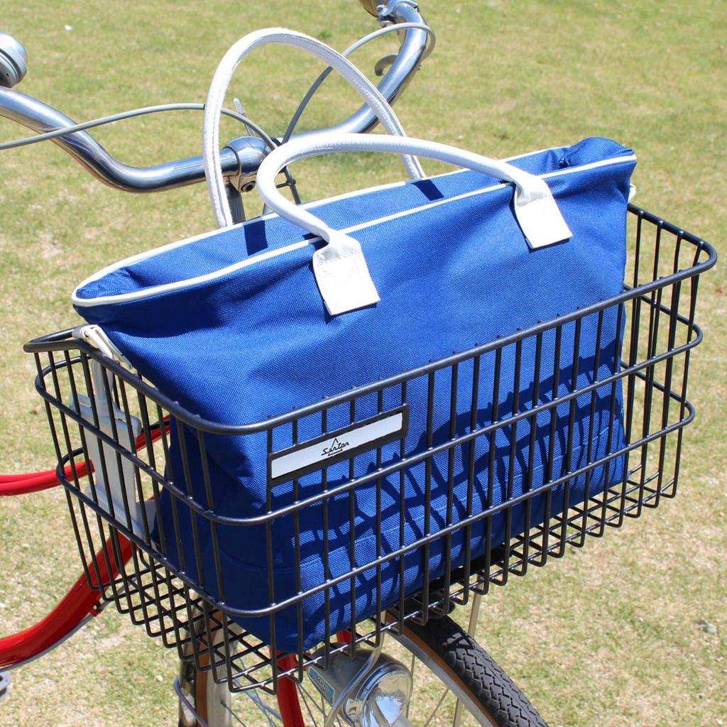 Sentan Dekaindesu DeCargo Bicycle Front Basket with Mounting Black Metal Brackets, D-54PC,