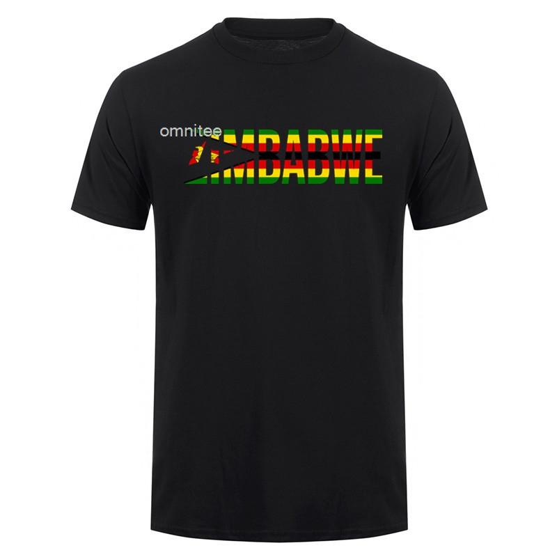 ITS IN MY DNA Zimbabwe T Shirts Graphic Cotton Streetwear Short Sleeve Birthday Zimbabwean Flag Africa Gift Tshirt Unisex HJ046
