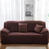 Elastic Solid Color 3 Seater Sofa Cover Dustproof Washable Stretch Couch Cover All-inclusive Extendable Sofa Protecter