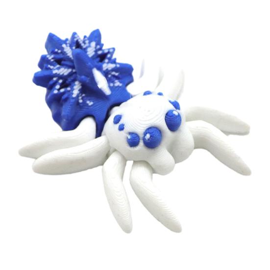 Yousheng 3D Printed Spider Ornament Mini Spider with Movable Joints Colorful Spider Fidget Toy for Kids And Adults Party Favors