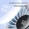 Портативный ручной вентилятор Sumi с 5 скоростями и цифровым дисплеем