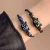 Cats Bead Wristband Carved Cats Bracelet Braided Rope Cats Hand Chain Bracelets