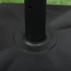 18kg Patio Parasol Base. Garden Concrete Umbrella Base. Outdoor Umbrella Stand Holder for Parasol Poles 34mm. 38mm and 48mm. Black