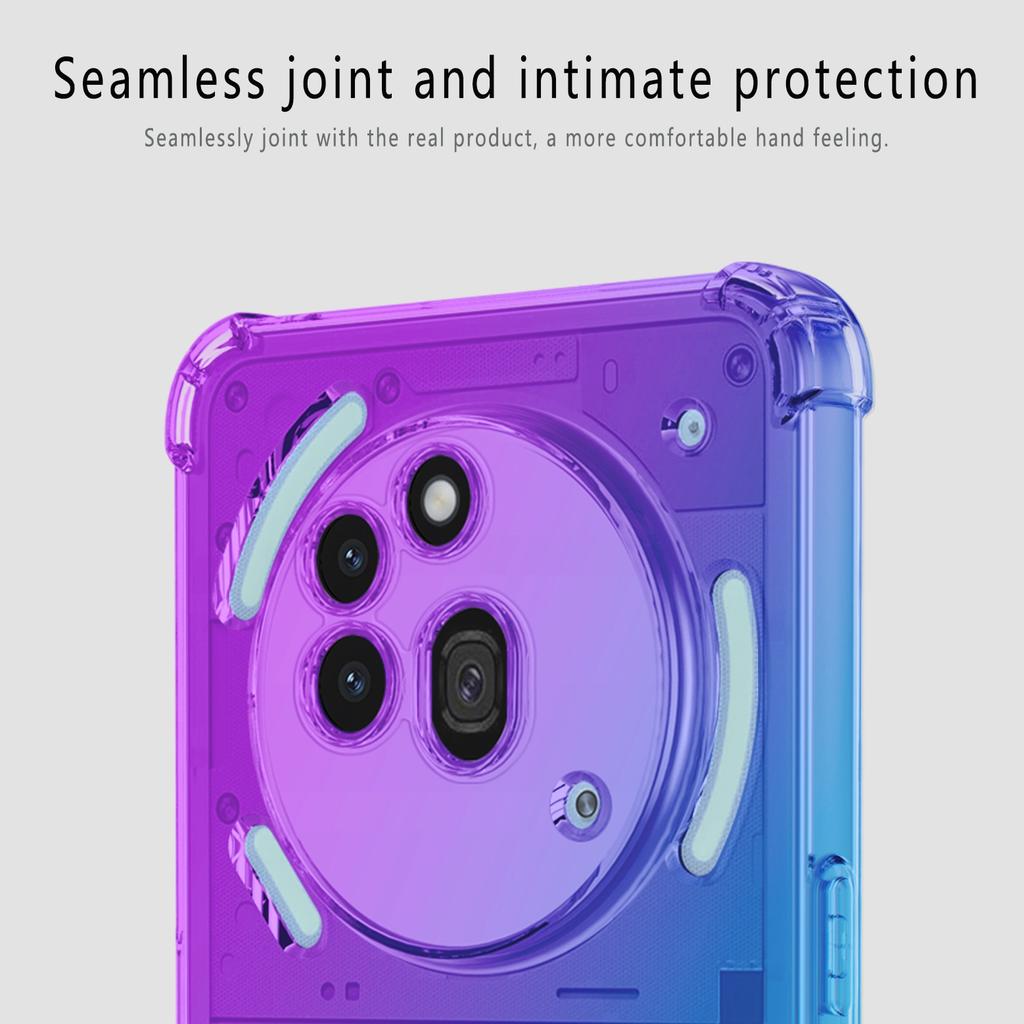 Чехол Gradient Airbag из ТПУ для Nothing Phone 3a Pro NothingPhone 3A Защитный ударопрочный чехол Fundas Coque Capa