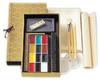 Kissho Japanese Painting Ink and Painting Set Gansai 12 Hardcover Paints, Gansai, No.1, Colors,