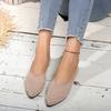 Women Flat Shoes Female Comfortable Pointed Toe Casual Shoes Office Work Shoes Women Shallow Mouth Single Shoes Pregnant Mother Shoes Driver Shoes