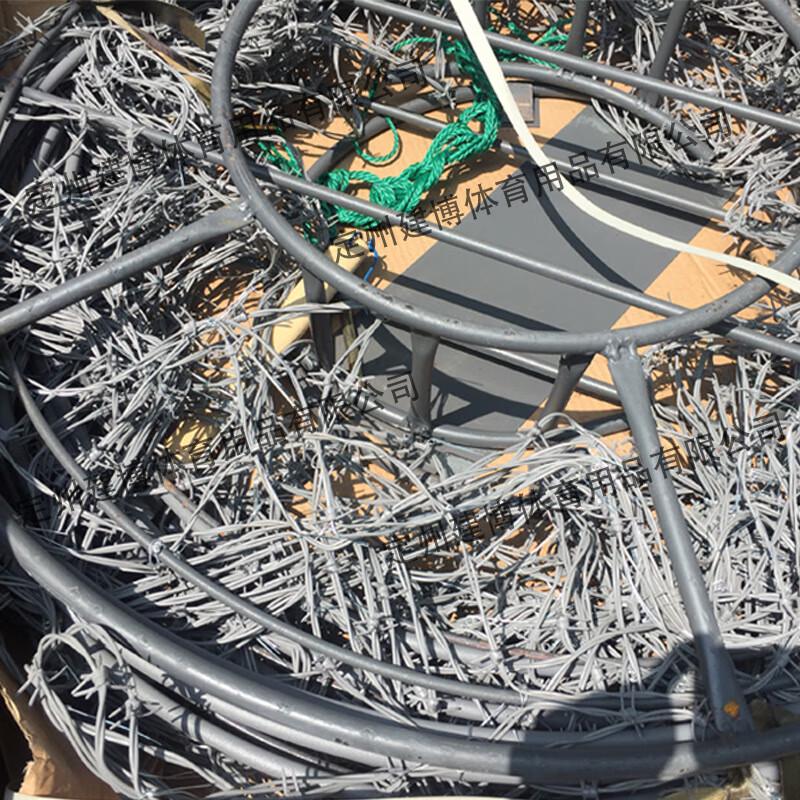 Simulated Barbed Wire Protective Fencing