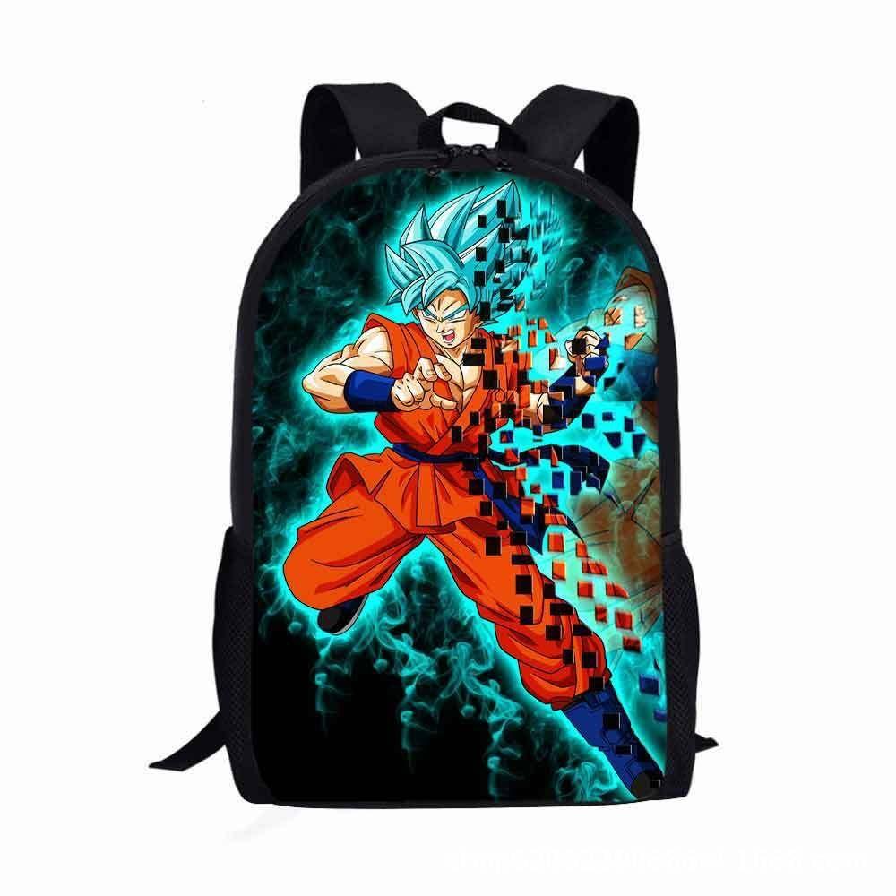 Dragon Ball Anime Kids Backpack With Durable Oxford Material And Air Cushion Straps For School