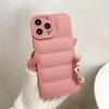 Dropshipping TPU Mobile Phone Case Down Jacket Design for iPhone 14 Pro Max 17 AIR