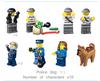 Building Blocks 1397pcs Police Series Police Station Sets My World Good Design Children Kids Toys
