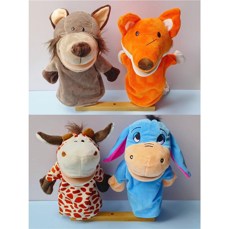 Подставка для пальчиковых кукол в виде животных для языковых зон детского сада и кукольного домика