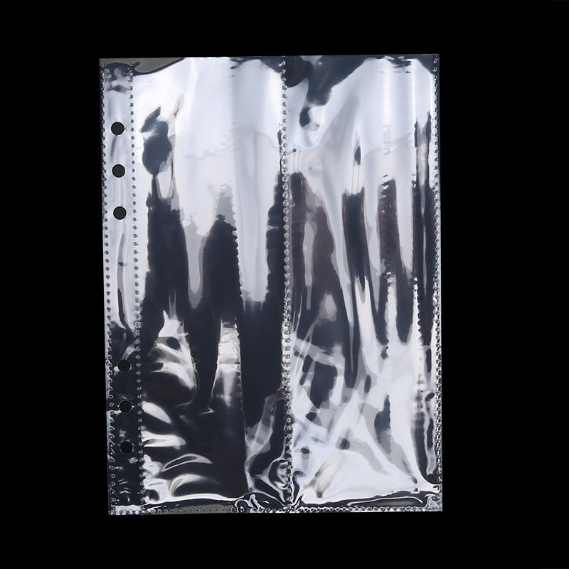 Обложка для блокнота на кольцах формата A5/A6, сменная, 25 листов, прозрачные протекторы для внутренних страниц планера