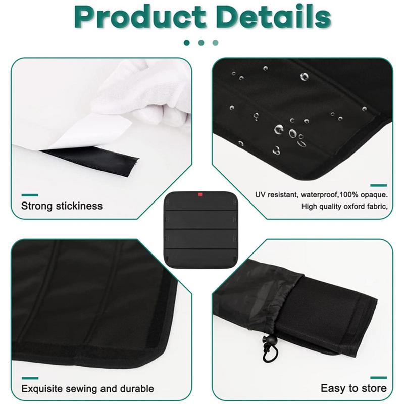 Солнцезащитные шторы для автофургонов, складные, прочные, вентиляционные отверстия для автофургонов, изоляционный чехол для светового люка, водонепроницаемые чехлы для вентиляторов для автофургонов, солнцезащитный козырек