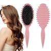 Щетка для формирования локонов с антистатической мягкой щетиной, массажная воздушная подушечка для кожи головы, расческа для укладки и распутывания вьющихся волос, женский парикмахерский инструмент