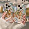 Phone case: 2D flat, suitable for iPhone 18, 17, 16, 15, 14, 13, 12 Pro protective cases, Christmas winter cabin, perfect holiday gift for Christmas a