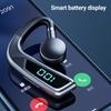 V18 Bluetooth-compatible Earphone Bone Conduction LED Ear Hook Digital Display Business Sports Wireless
