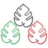 Подставка для растений в форме листа монстеры, опора для вертикального роста, простая установка, держатель стебля для комнатных и уличных горшечных растений