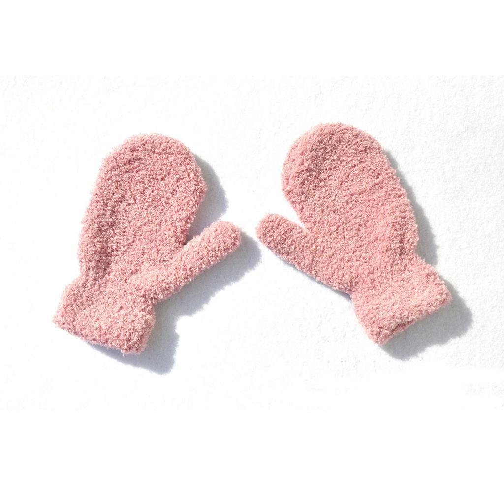 5-11 Years Old New Baby Mittens Newborn Children Kids Gloves Mohair Plush Thick Boys Girls Gloves Winter Accessories for Kids