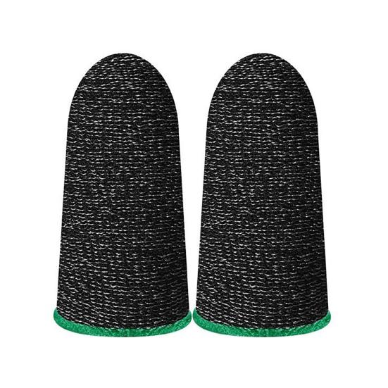 1 пара дышащих ультратонких игровых накладок на пальцы, универсальные накладки на кончики пальцев для контроллера, перчатки для большого пальца