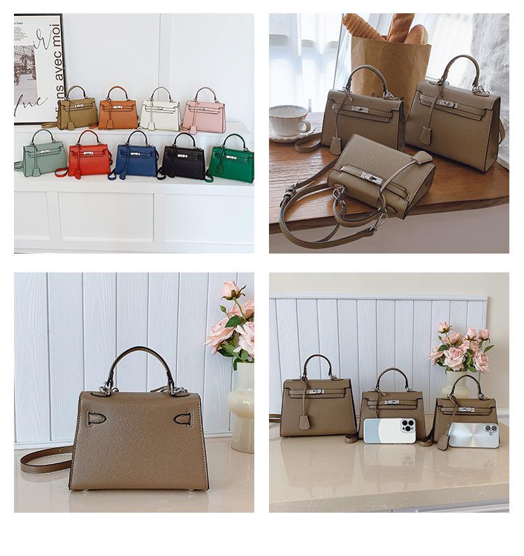 Женская универсальная сумка Kelly с узором «личи» - модная вместительная сумка через плечо и кроссбоди