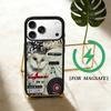 Чехол для телефона Deftones для iPhone 17 16 15 14 13 12 Pro Max Plus для Magsafe Зеркальный Беспроводной Магнитный Чехол