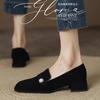 Повседневные мокасины женские на плоской подошве весна и осень мода роскошь дизайнер черный ленивый простой удобный неглубокий носок базовый стиль