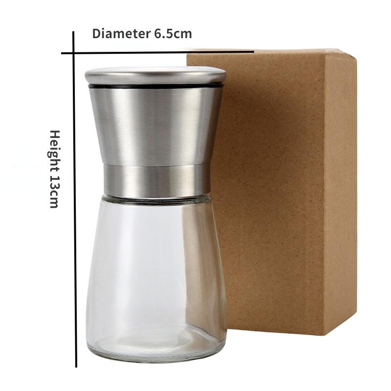 Перечница многоразовая мельница для перца из нержавеющей стали набор для соли и перца кухонные гаджеты долговечная мельница для специй, сохраняющая свежесть