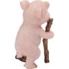 A Cute Little Pig Gift For Children From A Decorative Statue Of A Rural Style Back Firewood Pig Rack