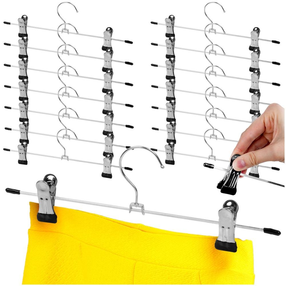Metal Trouser Hanger With Clips 15 Pcs.