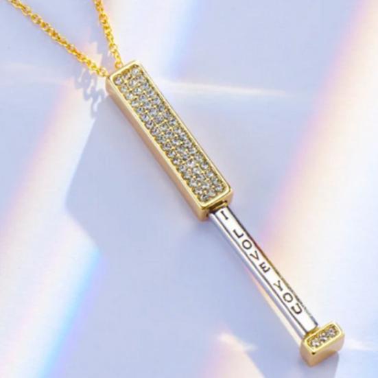 Ожерелье со скрытым посланием «Я люблю тебя» Ожерелье со скрытым секретным посланием Регулируемое