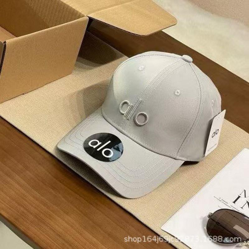 Alo Yoga Baseball Cap Men Women Breathable Sun Hat Adjustable Sport Couple Style Embroidered All Seasons