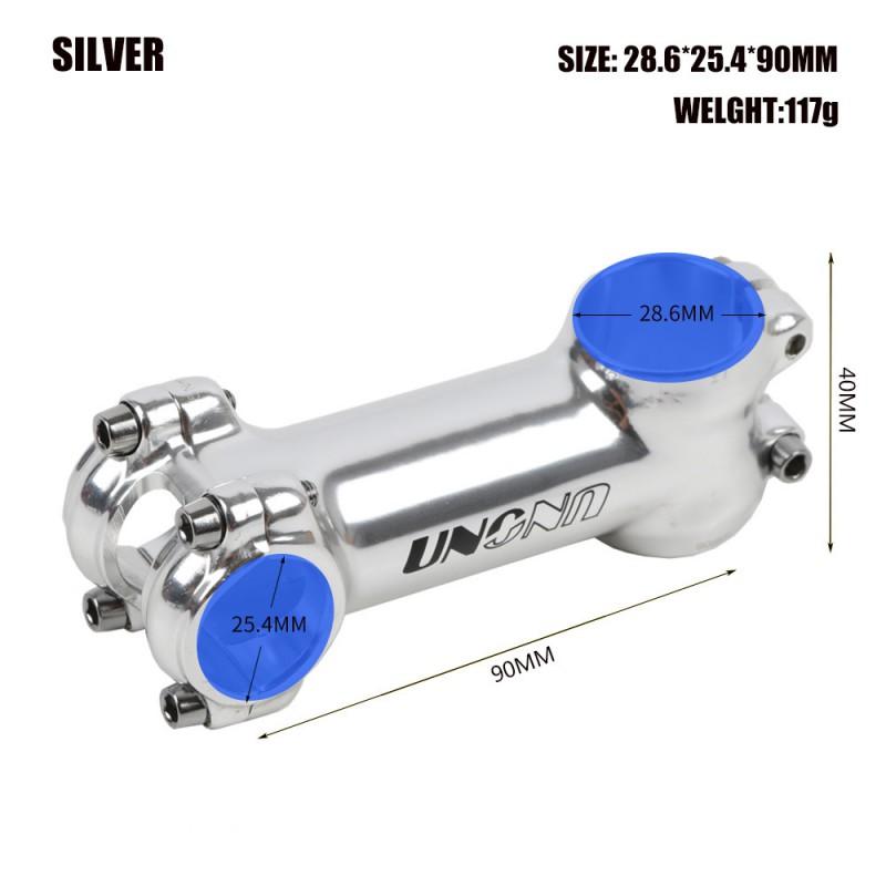 UNO Aluminum Bicycle Stem 25.4mm Clamp Diameter 60-130mm Length 7 Rise Mountain Road Bike Accessories
