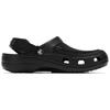Crocs Классические клоги EVA с круглым носком, уютные, дышащие, пляжные сандалии, черные