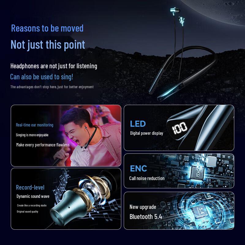 Спортивные Bluetooth-наушники-гарнитура OKSJ A18