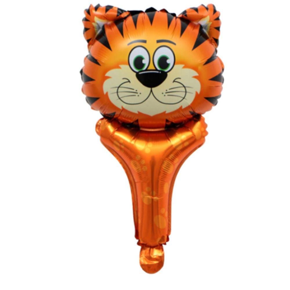 Детские надувные игрушки, сафари, джунгли, голова животного, воздушный шар из фольги, тигр, лев, обезьяна, жираф, корова