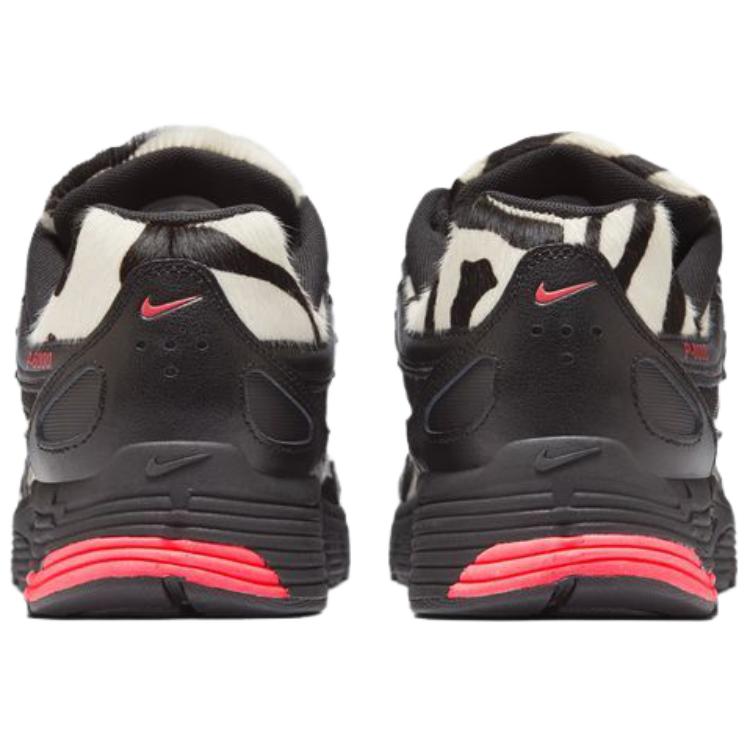 Nike P-6000 Универсальные Удобные Дышащие Легкие Кроссовки с низким верхом Мужские кроссовки Черно-бело-красные II1203-001
