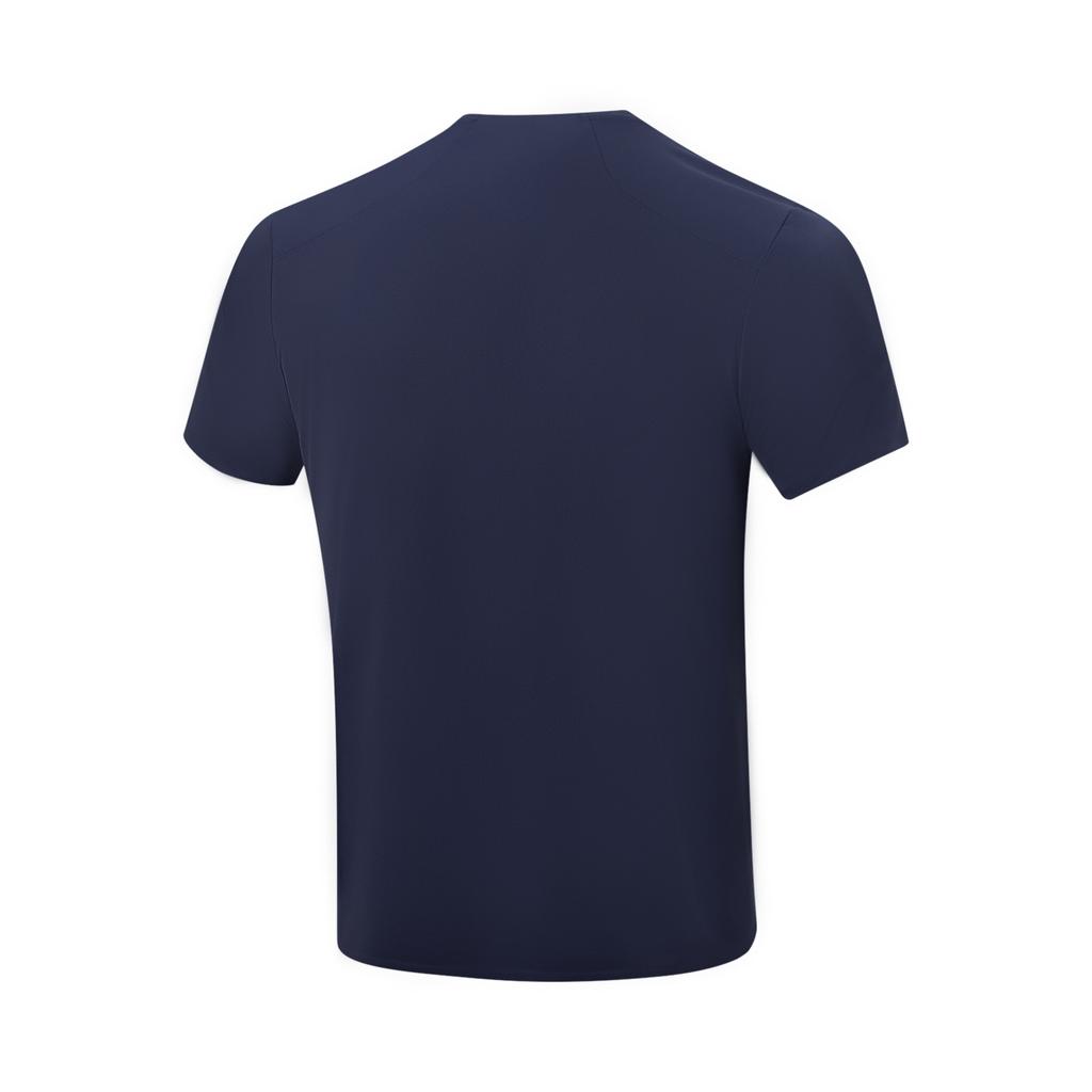 Men's T-Shirt Li-Ning Li Ning Qingmu T Shirt Men's Ink Blue