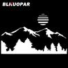 BLKUOPAR Sunset And Distant Mounta Car Stickers Graffiti Fashionable Decals Cartoon Creative Windshield Trunk Decor
