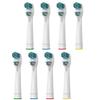 Eight Replacement Toothbrush Heads for Oral-B Dual Clean. Dual-head Design for Enhanced Cleaning and Plaque Removal. Compatible with a Wide Range of M