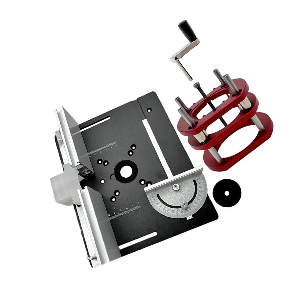 Подъемник фрезера для двигателей диаметром 65 мм - Подъемная пластина для стола фрезера по дереву - Рабочие столы для фрезерования по дереву Инструменты для самостоятельной работы