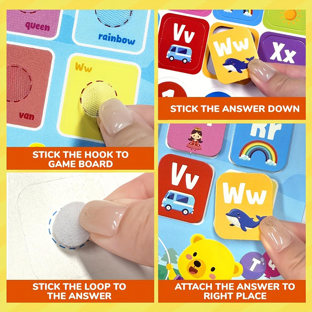 Interactive Education Learning Sticker Book Children's Puzzle Toys