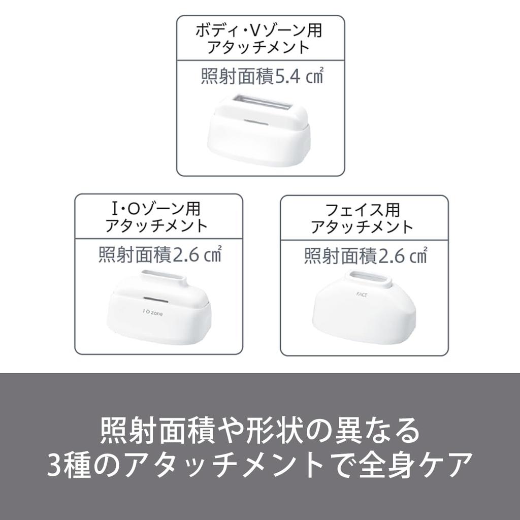 Panasonic Hair Removal Device Optical Esthetics Smooth Epi for Body Face VIO Compatible Speed Optical Hair Removal Device White & Men's Women's