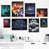 New Game Hollow Knight Poster and Printing Room Decoration Anime Map Canvas