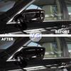 Для Honda Accord 9th 2008-2017 Car Reaview Mirror Cover Trim Horn Style Door Sedan Carbon Fiber Style Glossy Black
